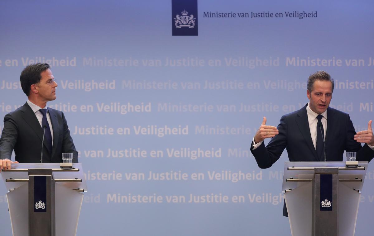 Nizozemska, Mark Rutte, Hugo de Jonge | Nizozemski premier Mark Rutte in novi nizozemski minister za zdravje Hugo de Jonge | Foto Reuters