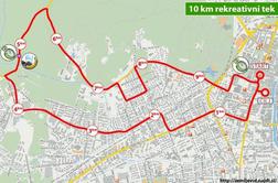 Trasa rekreativnega teka na 10 km (video)