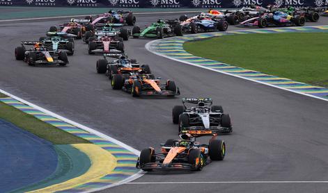 Odstop Oscarja Piastrija, prekinjen šprint dobil Lando Norris