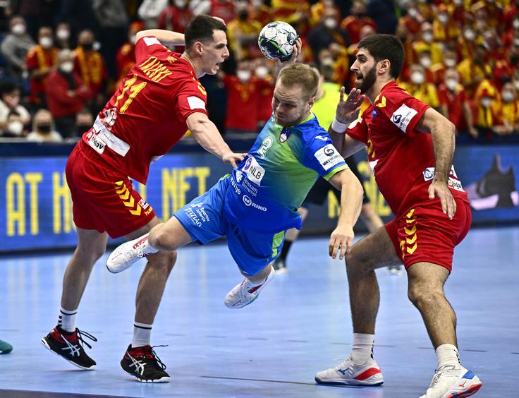 Staš Skube je dosegel prvi gol za Slovence na EP. | Foto: Reuters