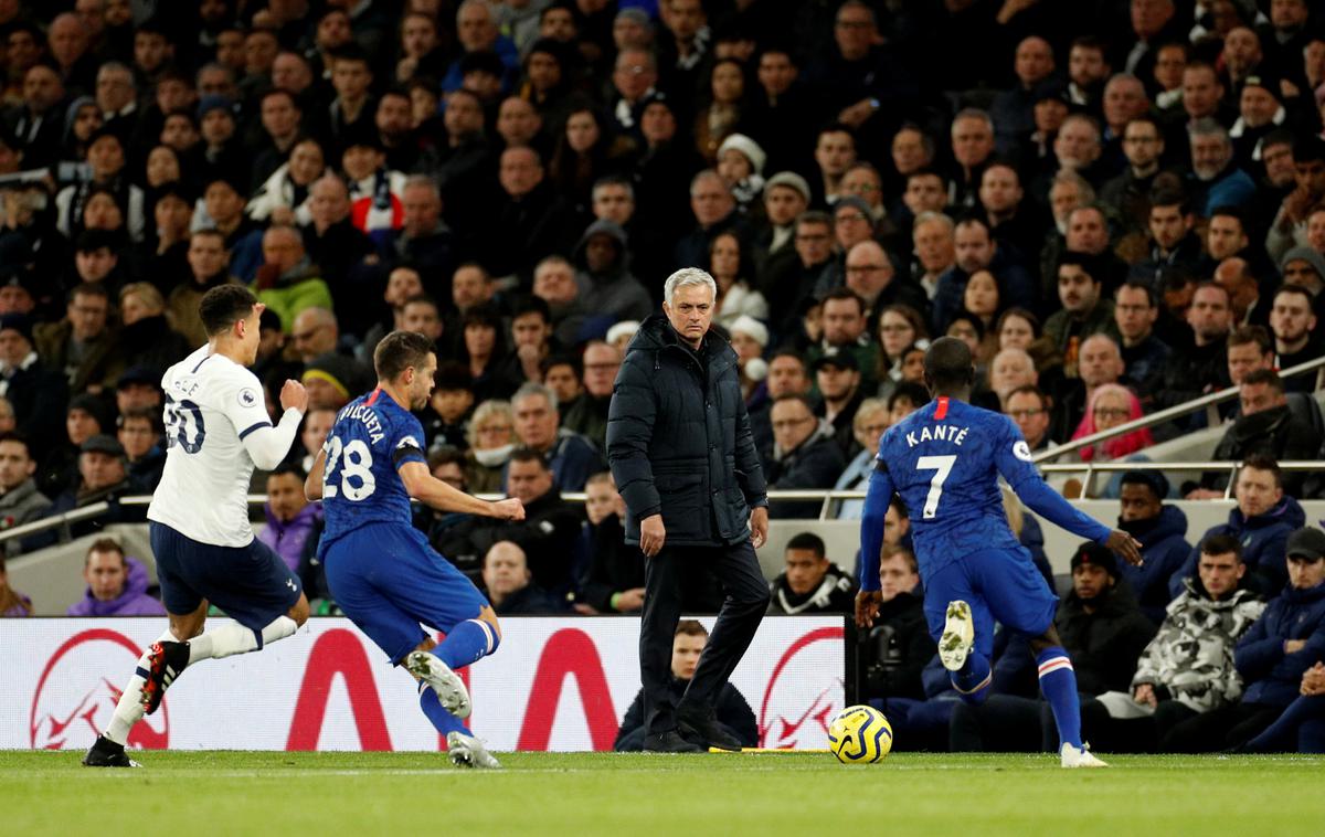 Tottenham - Chelsea | Tottenham je v londonskem derbiju izgubil proti Chelseaju. | Foto Reuters