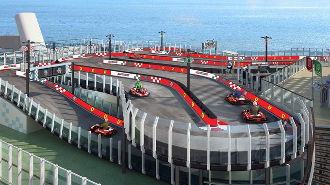 Norvežani bodo ladjo s stezo za karting splavili konec junija. | Foto: Ferrari