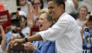 Barack Obama v predsedniški tekmi podprl Hillary Clinton