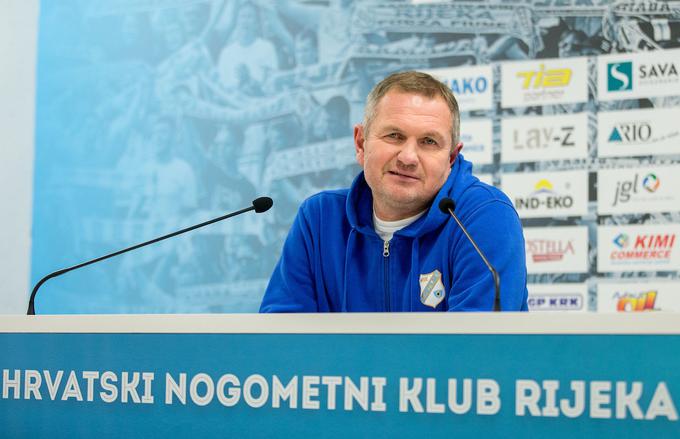 Nekdanji slovenski selektor na klopi Rijeke sploh še ni izgubil proti Hajduku. | Foto: Vid Ponikvar