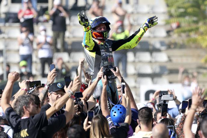 Valentino Rossi | Valentino Rossi je na zadnji tekmi kariere vknjižil deveto mesto. | Foto Guliverimage