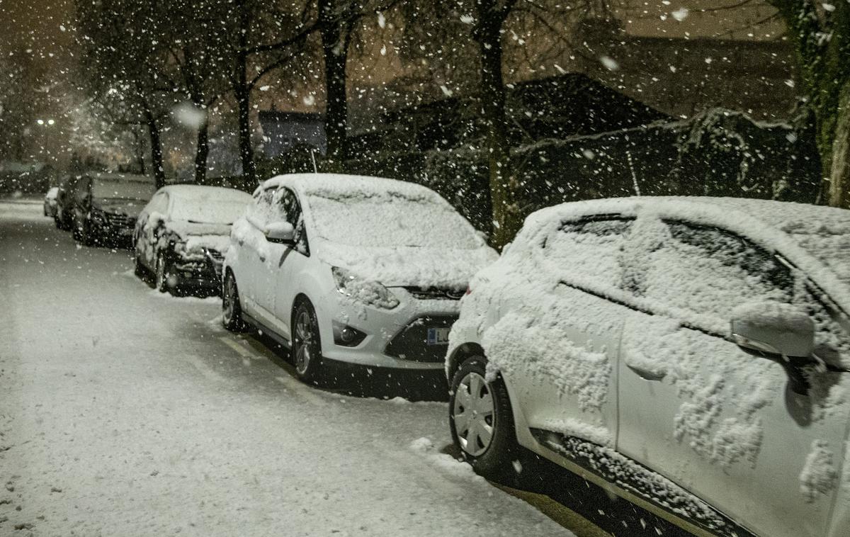 Sneg v Ljubljani | Po oblačnem vremenu in občasnem deževanju se bo v soboto postopno razjasnilo. | Foto Ana Kovač