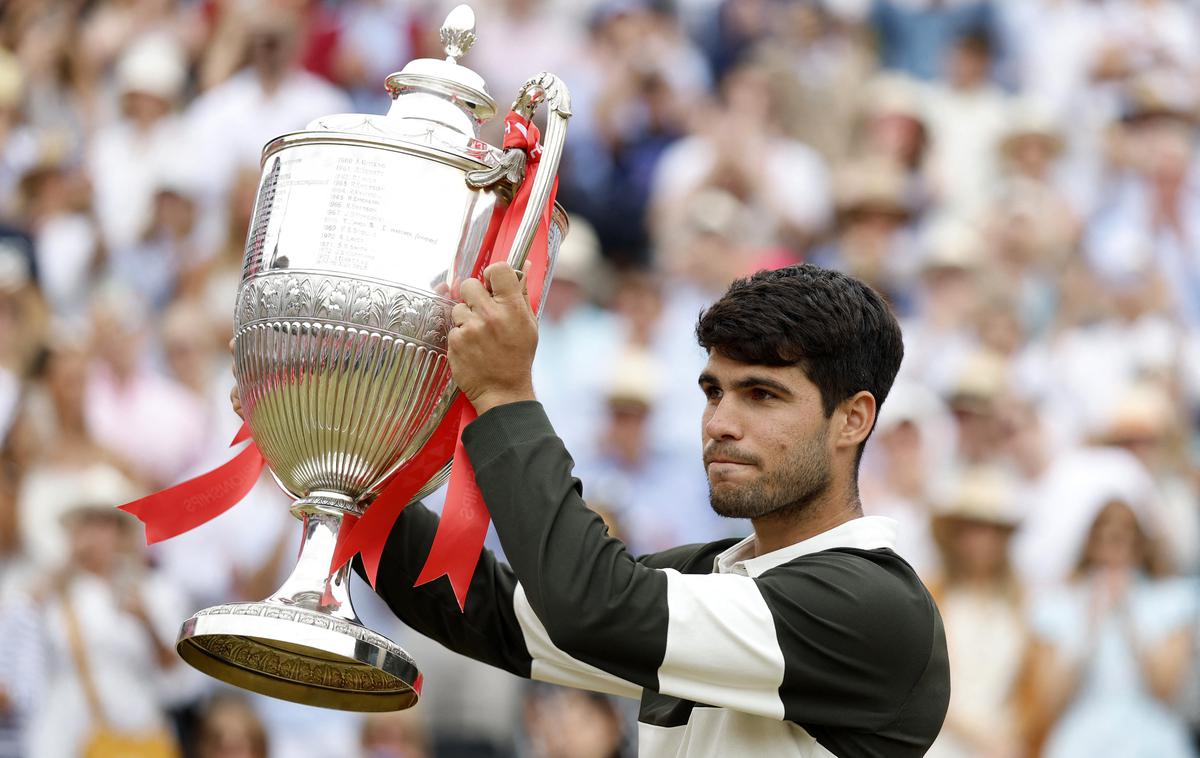 Carlos Alcaraz | Carlos Alcaraz je zmagovalec teniškega turnirja serije ATP 500 v Londonu.  | Foto Reuters