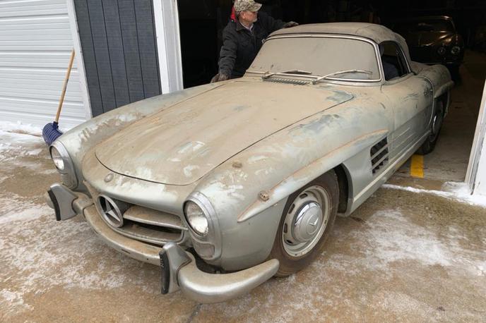 mercedes 300 SL | Za tale mercedes 300 SL iz leta 1960 želijo milijon dolarjev. Kdor ga bo kupil, ga čaka še temeljita obnova. | Foto Gulwing Motor Cars