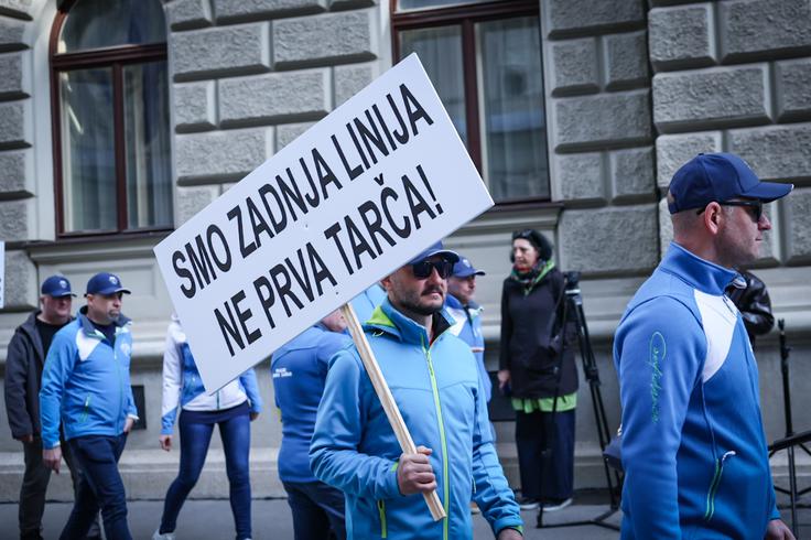 Protest policija | Foto: Ana Kovač