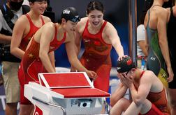 Kitajska štafeta s svetovnim rekordom do zlate medalje