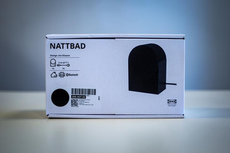 Črna je ena izmed treh barv ličnega in preprostega zvočnika Ikea Nattbad. | Foto: Gaja Hanuna