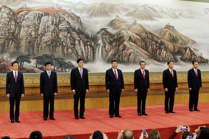 Kitajska, Xi Jinping, Li Keqiang, Li Zhanshu, Wang Yang, Wang Huning, Zhao Leji, Han Zheng | Foto Reuters