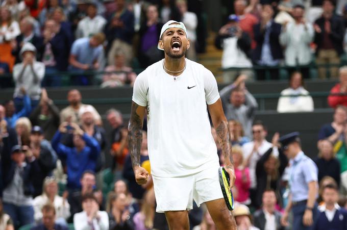 Nick Kyrgios je v 3. krogu izločil četrtega nosilca. | Foto: Reuters