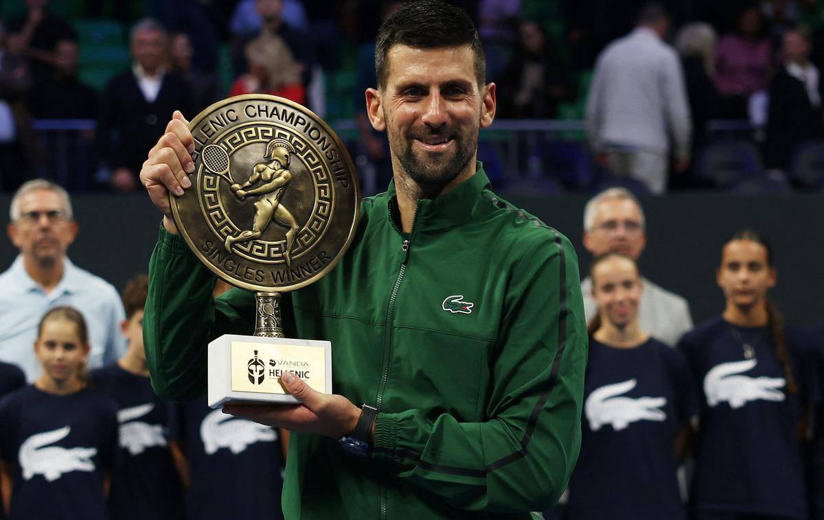 Novak Đoković | Novak Đoković je v Atenah osvojil 101. lovoriko. | Foto Reuters