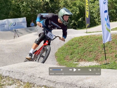 Odličen krog in nov rekord, zdaj tudi na kvalifikacije za SP v pumptracku #video