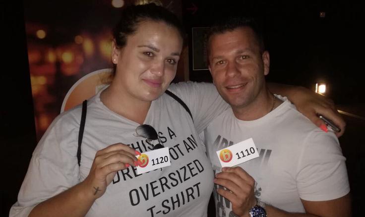 Kandidate v Kopru sta prišla pozdravit tudi Sanja Kerić in Črt Banko, veliki zmagovalec prve sezone Bara na Planet TV. | Foto: Planet TV