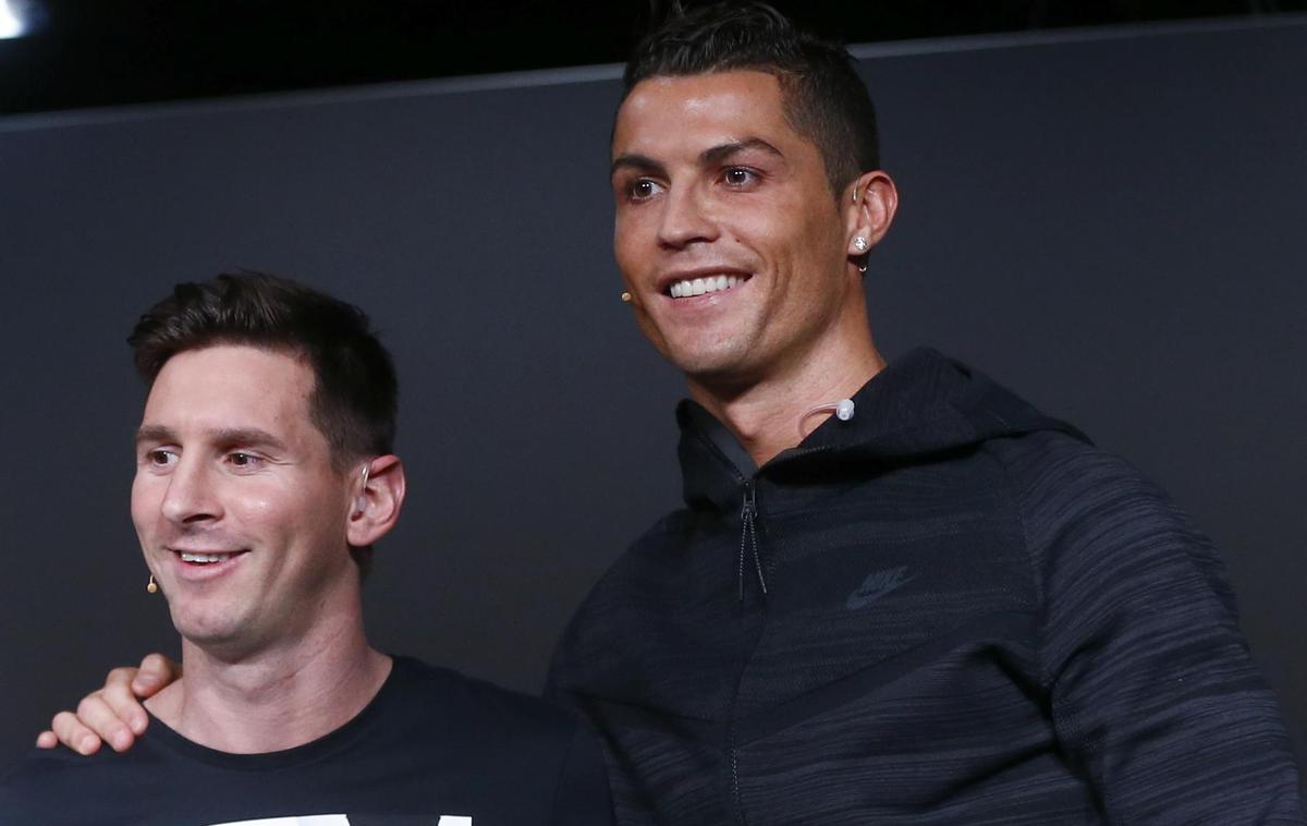 Lionel Messi Cristiano Ronaldo | Lionel Messi in Cristiano Ronaldo sta zadnja leta stalnica tovrstnih izborov ... | Foto Reuters