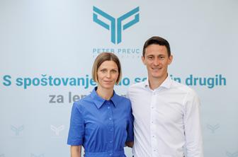 Peter Prevc z ženo Mino predstavil projekt za lepši danes #video