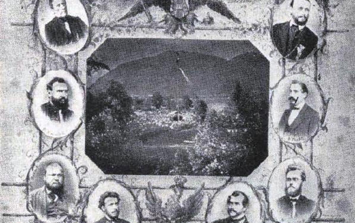 Plakat za tabor v Vižmarjih leta 1869 | Foto commons.wikimedia.org