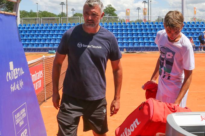 Goran Ivanišević in njegov sin Emanuel, ki gre po stopinjah svojega očeta. | Foto: Guliverimage