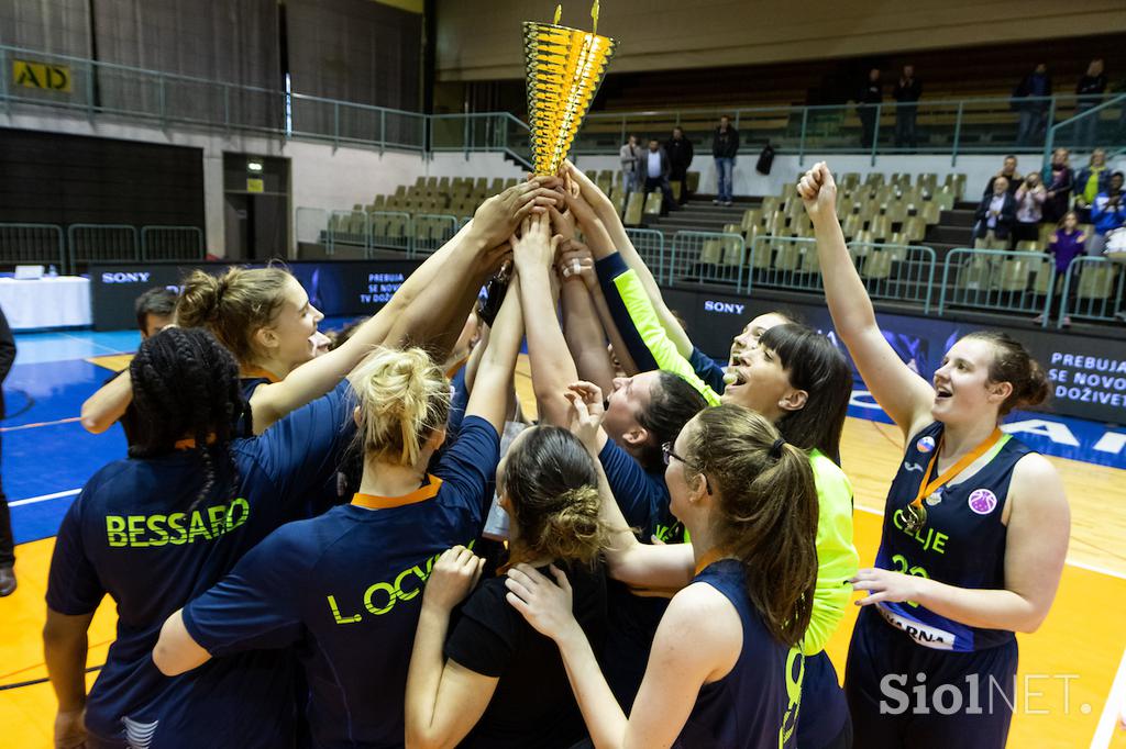 ŽKK Cinkarna Celje, ŽKD Akson Ilirija, pokal članic, ženska košarka