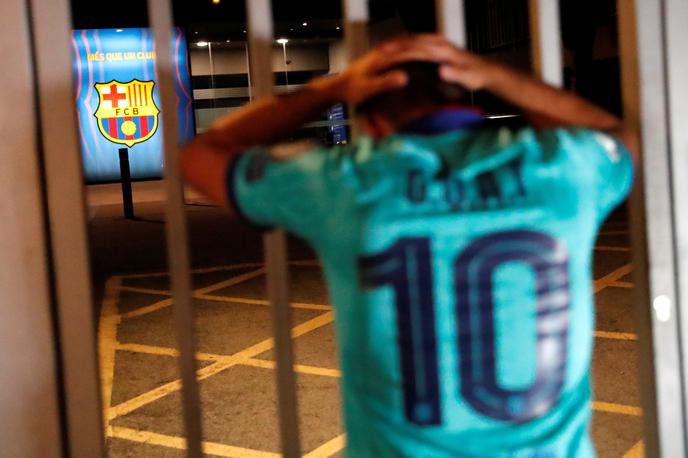 Lionel Messi | Navijači Barcelone še vedno nestrpno pričakujejo novice, povezane s prihodnostjo Lionela Messija, a v sredo kaj konkretnejšega niso dočakali. | Foto Reuters