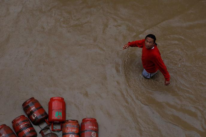 Poplave v Nepalu | Foto Reuters