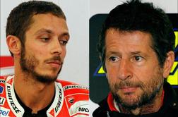 Valentino Rossi vs Graziano Rossi (video)