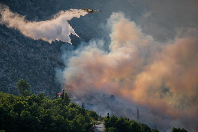 Požar Hrvaška Srinjine | Foto: Zvonimir Barisin/PIXSELL