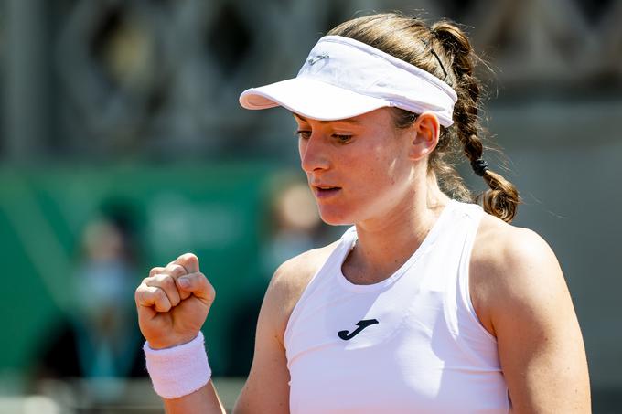 Tamara Zidanšek ja lani blestela na pariškem pesku, potem ko se je prebila do polfinala. | Foto: Guliverimage/Vladimir Fedorenko