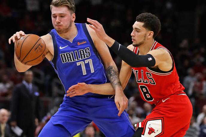 Luka Dončić Chicago Dallas | Luka Dončić je pomagal Dallasu do druge zmage nad Chicagom v tej sezoni z 11 točkami. | Foto Guliver/Getty Images