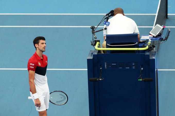 Novak Đoković je imel velike težave v četrtfinalu. | Foto: Gulliver/Getty Images