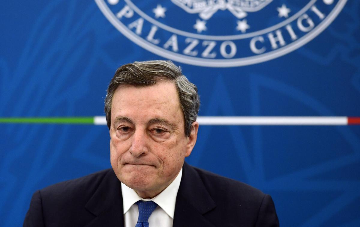 Mario Draghi | "Vladne ocene kažejo, da lahko postanemo neodvisni od ruskega plina v drugi polovici leta 2024," je v senatu dejal predsednik italijanske vlade Mario Draghi. | Foto Guliverimage