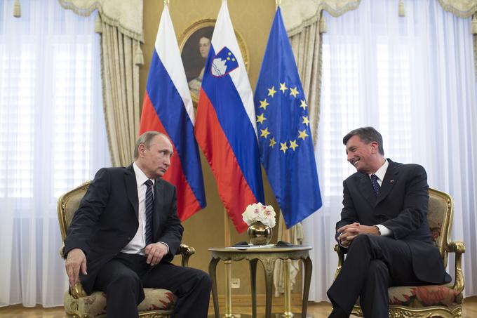 Borut Pahor Vladimir Putin | Foto: Matej Leskovšek