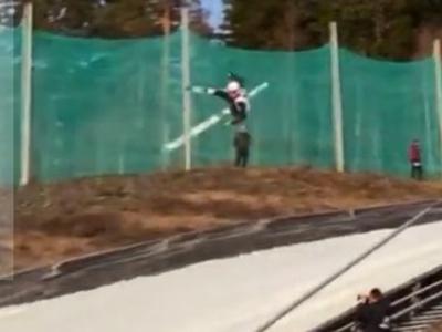 Po grozljivem padcu v Vikersundu na operacijo, nato razkril razlog nesreče