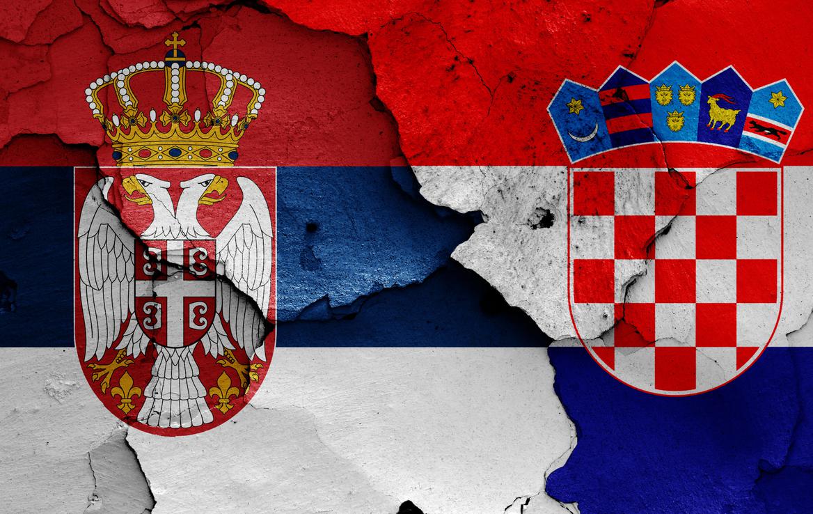 Hrvaška in srbska zastava | Foto Guliverimage