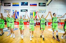 Slovenske košarkarice kljub porazu kvalifikacije končale na prvem mestu