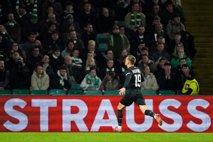 Tomi Horvat, Sturm Graz | Tomi Horvat je v Glasgowu zadel za vodstvo svoje ekipe. Gostitelji so nato pripravili popoln preobrat. | Foto Reuters