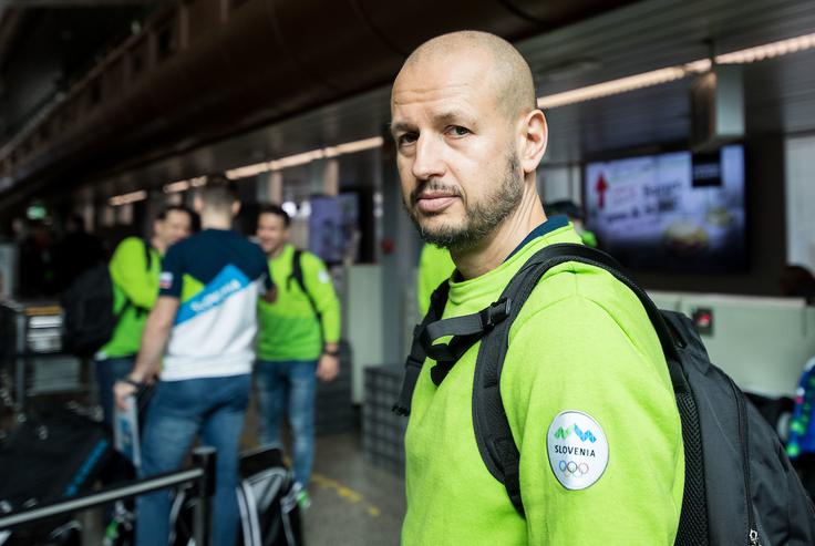 Vodja ekipe, dolgoletni reprezentant Dejan Kontrec. | Foto: Morgan Kristan / Sportida