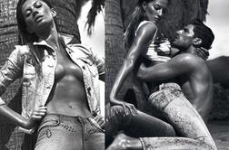 Gisele Bündchen za Versace zgoraj brez