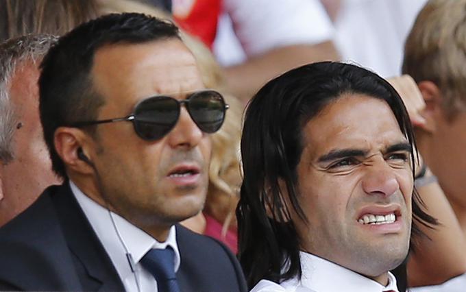 Radamel Falcao je v zadnjih štirih letih igral v vseh štirih klubih, v katerih ima svoje lovke Mendes. | Foto: Reuters