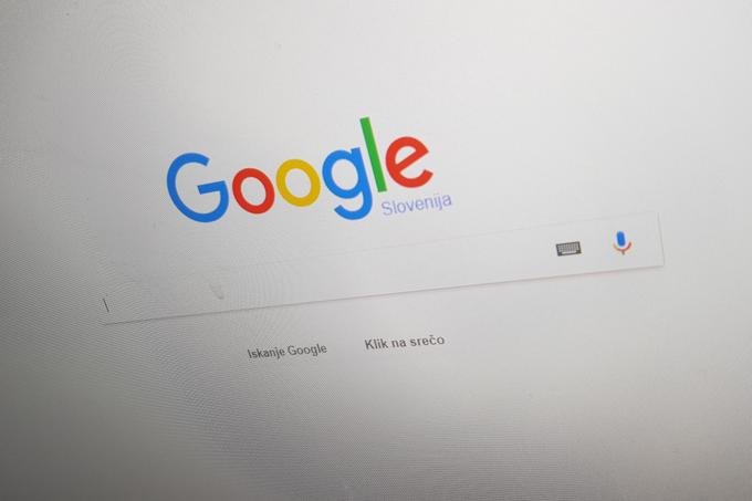 Domača stran iskalnika Google velja za enega najbolj prepoznavnih prizorov na svetovnem spletu. | Foto: Matic Tomšič