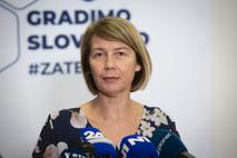 Izjava članov straqnke SDS ob referendumu o vladi, RTVju in oskrbi. Branko Grims, Alenka Jeraj, Zvonko Černač.