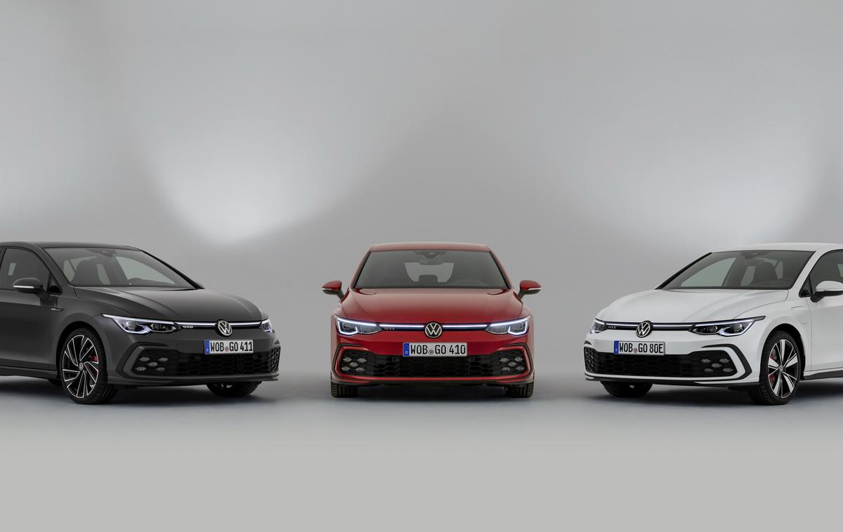 Volkswagen golf GTI | Volkswagen bo v Ženevo pripeljal vse tri športne izvedenke golfa. | Foto Volkswagen