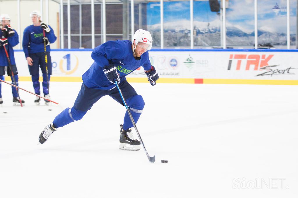 slovenska hokejska reprezentanca trening pred SP 2019