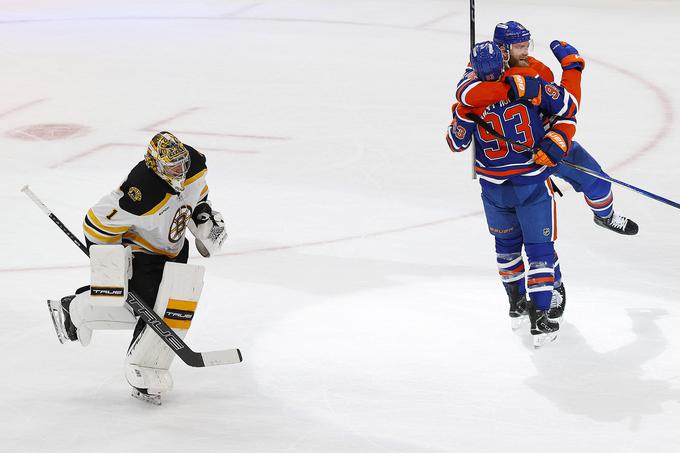 Edmonton Oilers so do zmage nad Bostonom prišli po podaljšku. | Foto: Reuters