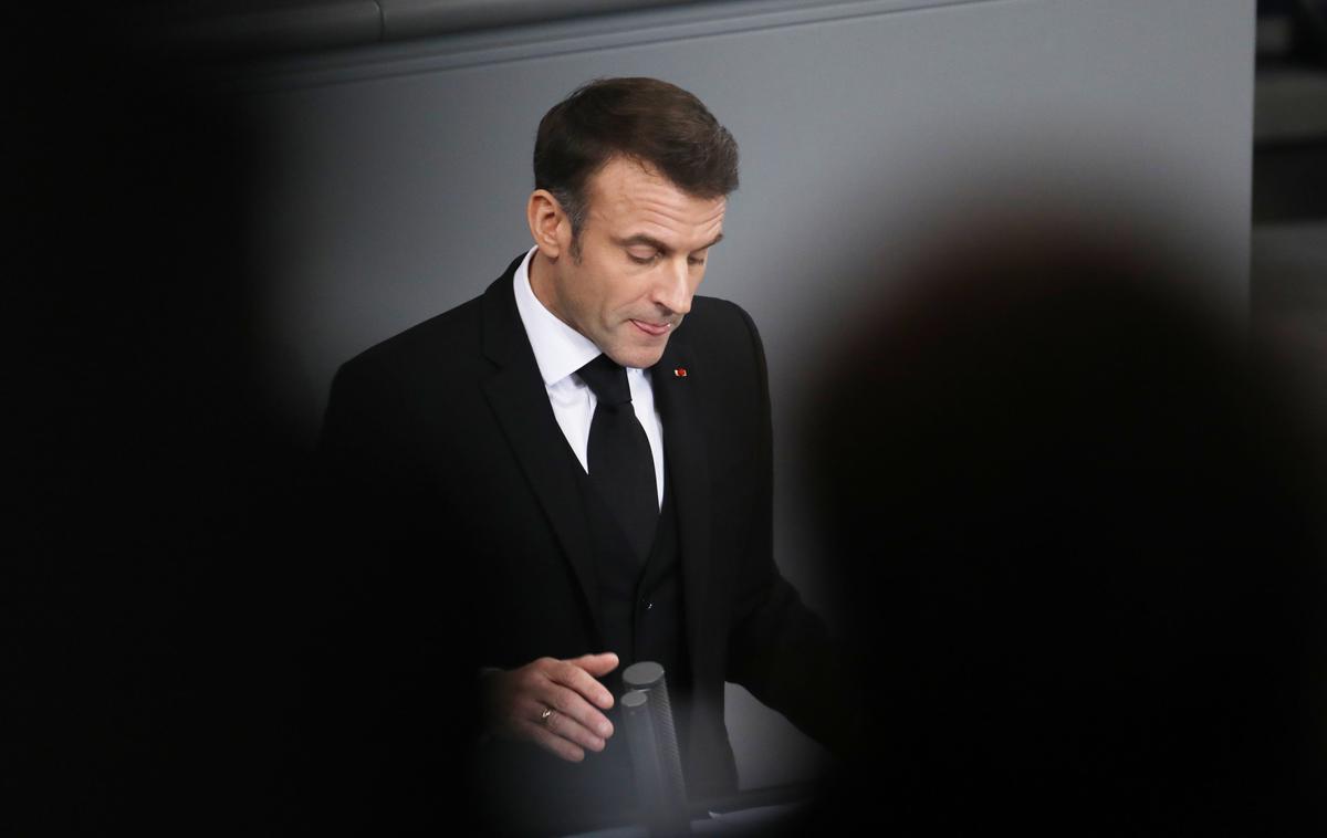 Emmanuel Macron | Francoski predsednik Emmanuel Macron je po hudem porazu na evropskih volitvah sklical predčasne parlamentarne volitve. | Foto Guliverimage