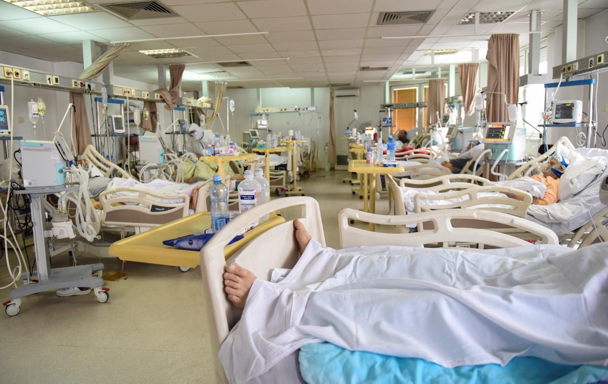 Covid oddelek bolnišnice v Novem Pazarju | Foto Reuters