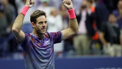 Del Potro brez težav, Dimitrov izpadel