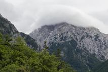 Neurje slabo vreme gore PZS Planinska zveza Slovenije